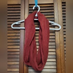 George Infinity Scarf Red Burgundy Soft